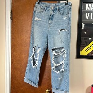Ripped Light Wash Jeans